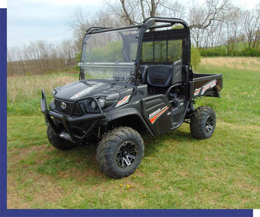 Kubota Windshields - 3 Star UTV