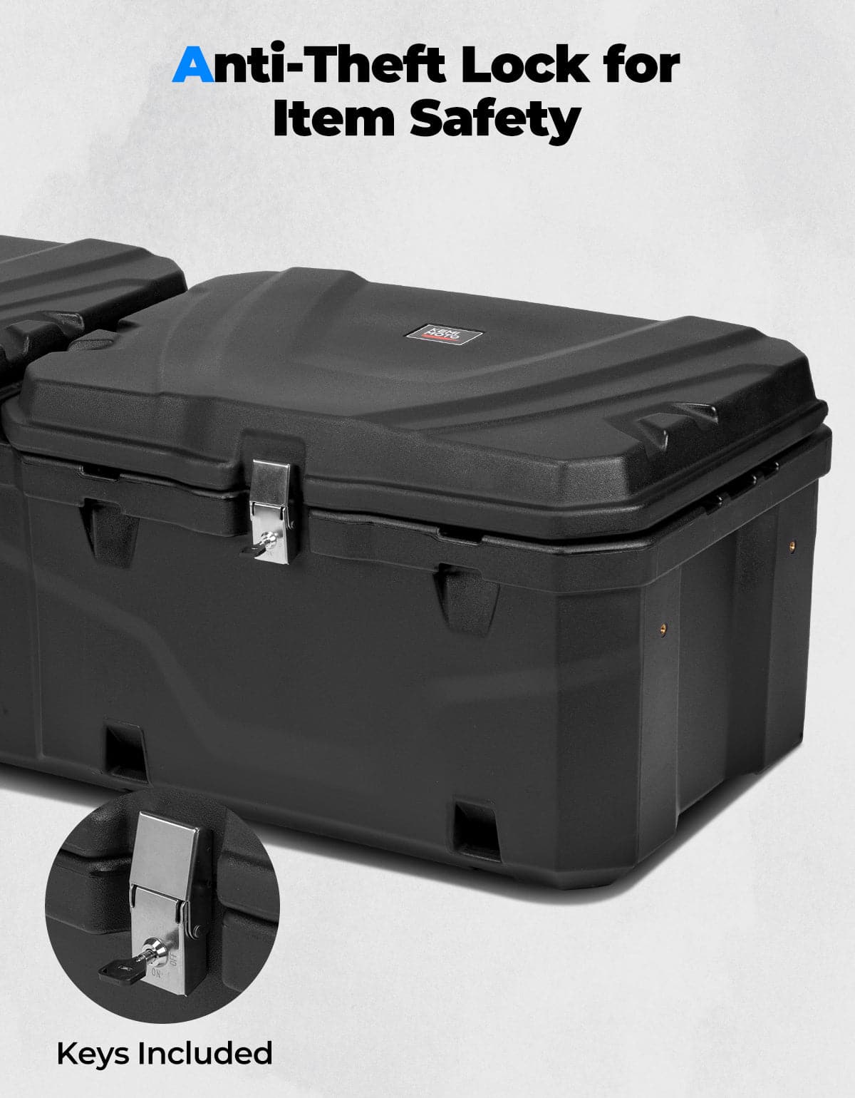 110L/29Gal UTV Bed Storage Box For CFMOTO Uforce 1000 | 1000XL - 3 Star UTV