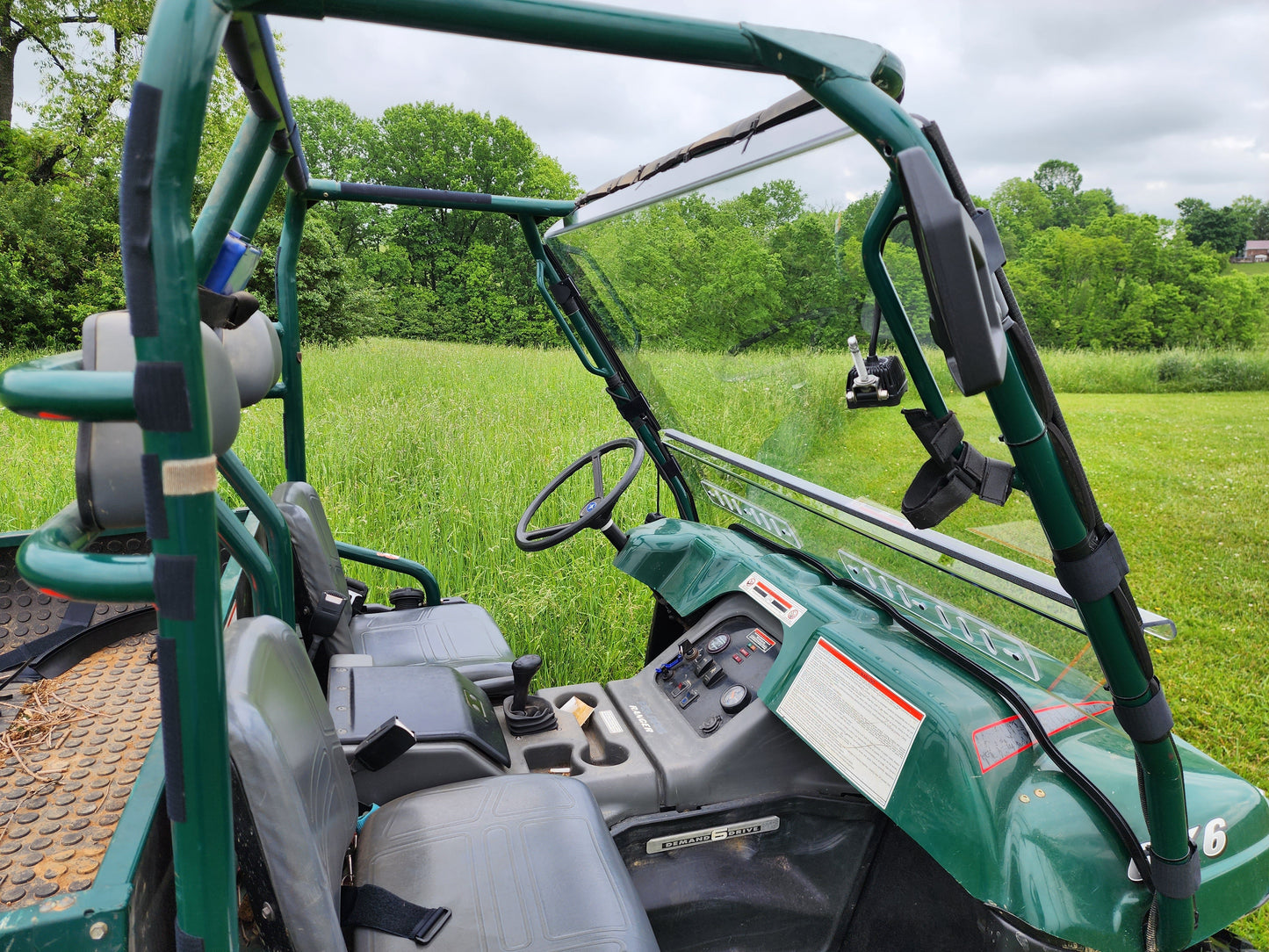1999 Polaris Ranger - 2 Piece Windshield - General Purpose Polycarb - 3 Star UTV