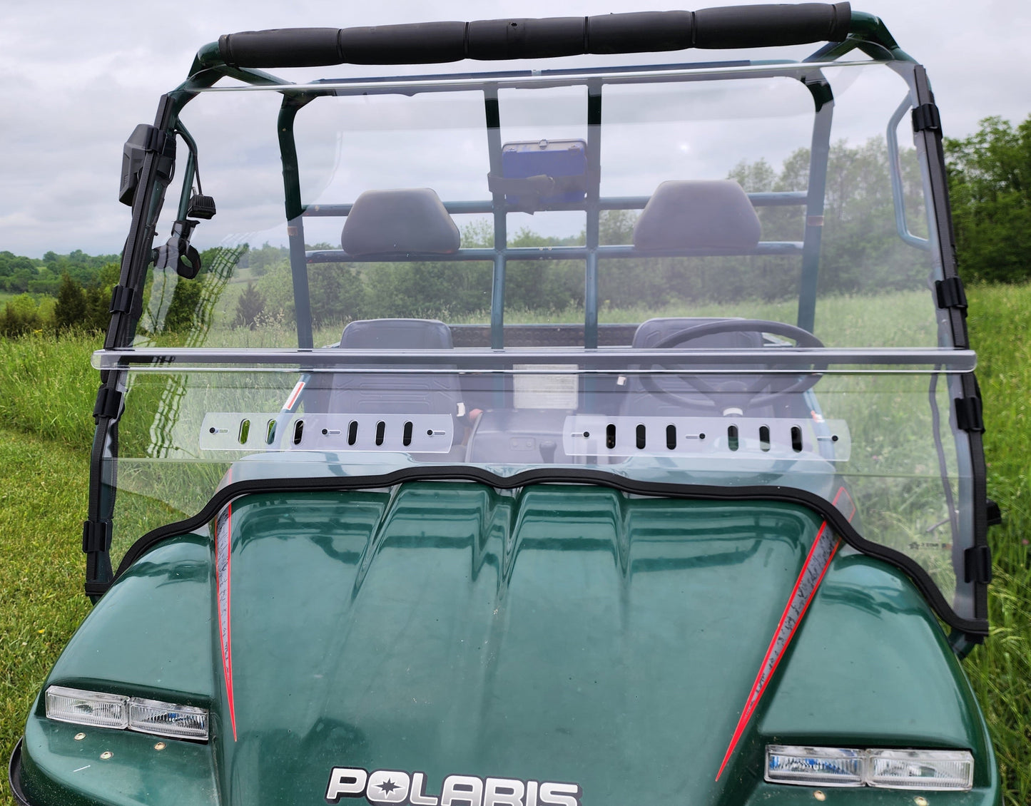 1999 Polaris Ranger - 2 Piece Windshield - General Purpose Polycarb - 3 Star UTV