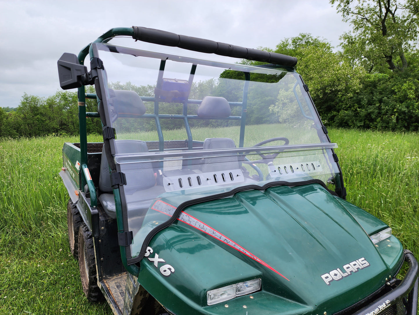 1999 Polaris Ranger - 2 Piece Windshield - General Purpose Polycarb - 3 Star UTV