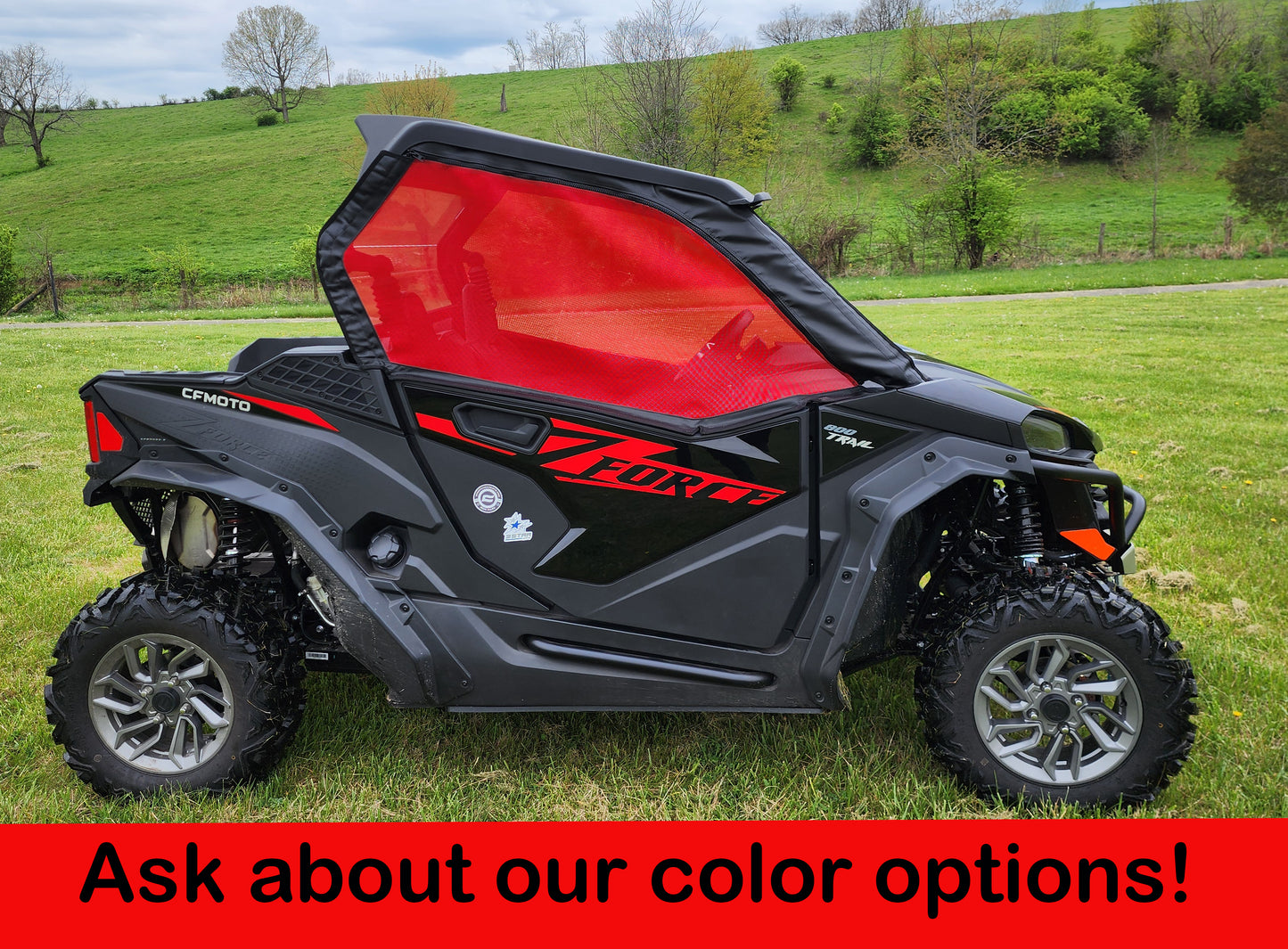 CFMoto ZForce 800 Trail/950 Sport - Rear Panel with Mesh Windows