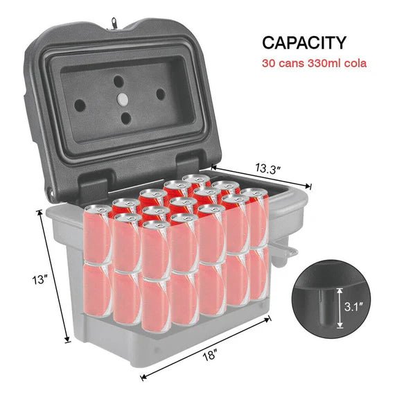 20L Cargo Storage Box for Polaris General 1000 - 3 Star UTV