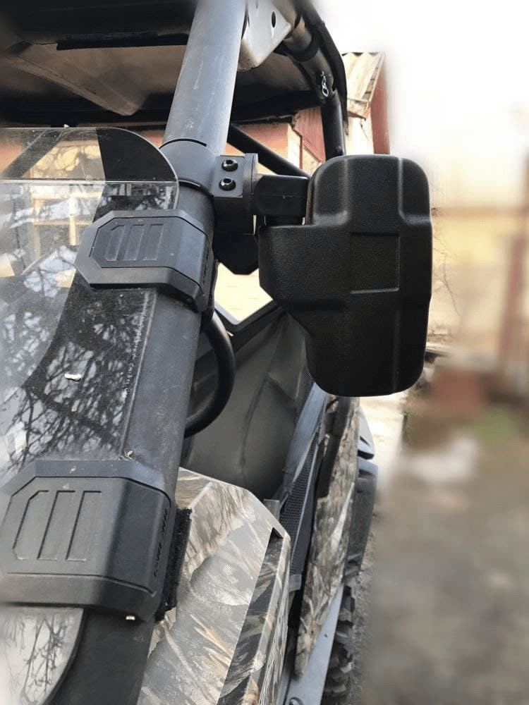 360 Degree Adjustable Side Mirrors with 1.75" - 2" Roll Bar Cage (1 pair) - 3 Star UTV