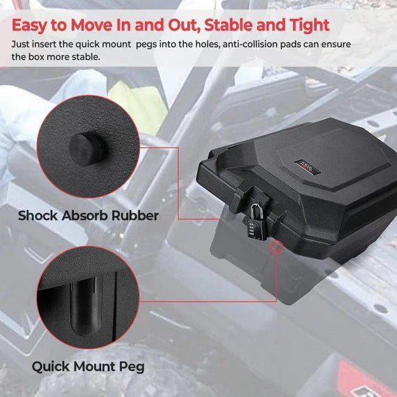 45L Storage box / Cargo Box (Left Side) for Polaris Ranger 1000 900 570 700 XP 1000 - 3 Star UTV