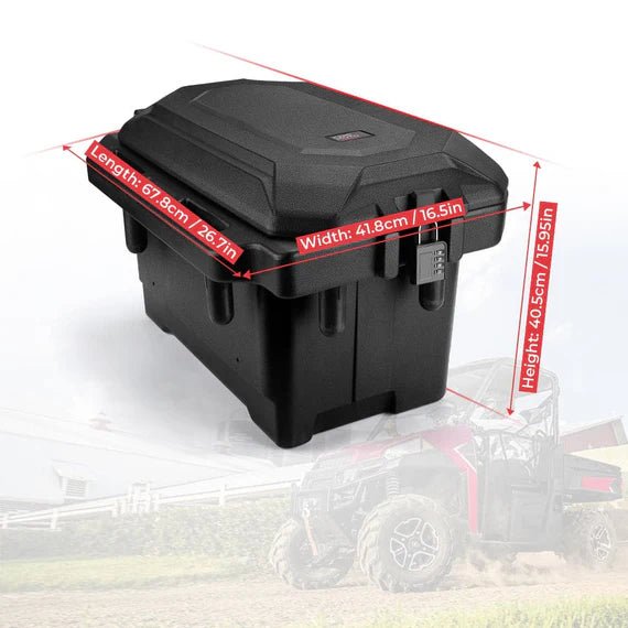 45L Storage box / Cargo Box (Left Side) for Polaris Ranger 1000 900 570 700 XP 1000 - 3 Star UTV