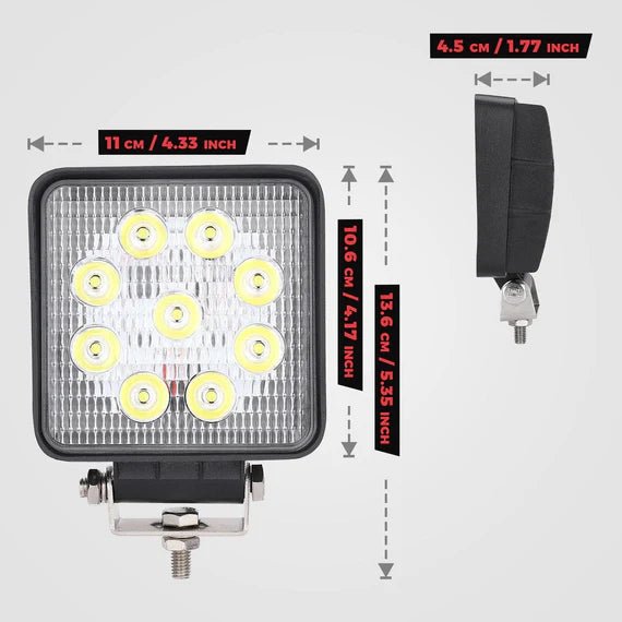 Backup Light for Polaris Ranger 1000 XP/Crew 2018 - 2024 - 3 Star UTV