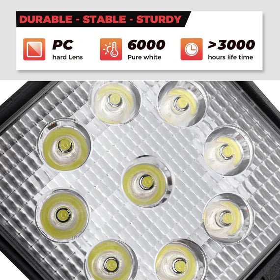 Backup Light for Polaris Ranger 1000 XP/Crew 2018 - 2024 - 3 Star UTV