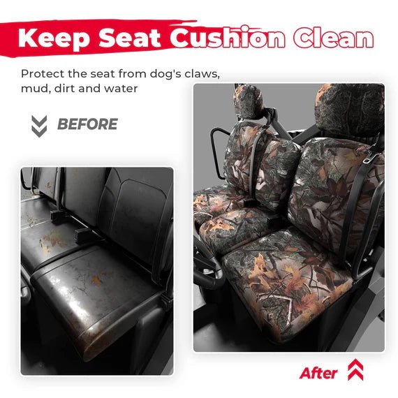 Camouflage Seat Cover for Can Am Defender HD5|7|8|9|10 - 3 Star UTV
