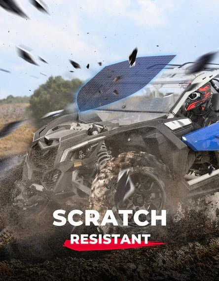 Can - Am Maverick X3 Scratch - Resistant Flip Windshield - 3 Star UTV