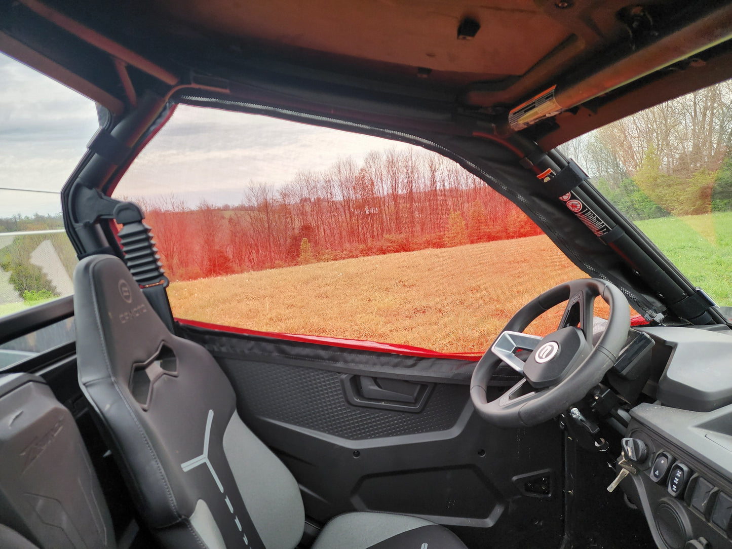 CFMoto ZForce 800 Trail/950 Trail & Sport - Upper Doors with Mesh Windows - 3 Star UTV