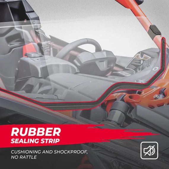 Front Half Windshield for Can - Am Maverick X3 - 3 Star UTV