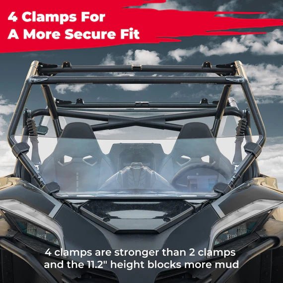 Front Half Windshield for CFMOTO ZForce 950 - 3 Star UTV