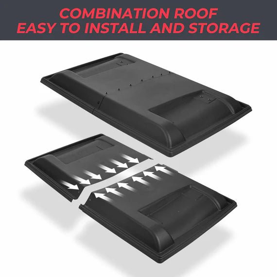 Hard Roof Top for Kawasaki Mule 2010 2510 3010 4010 - 3 Star UTV