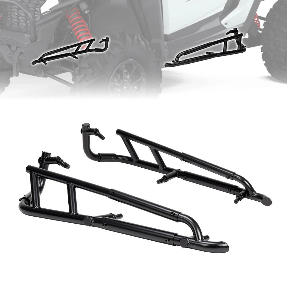 Heavy Duty Steel Nerf Bars Rock Sliders for Polaris RZR XP 1000/ XP 4 1000 2024 - 2025 - 3 Star UTV