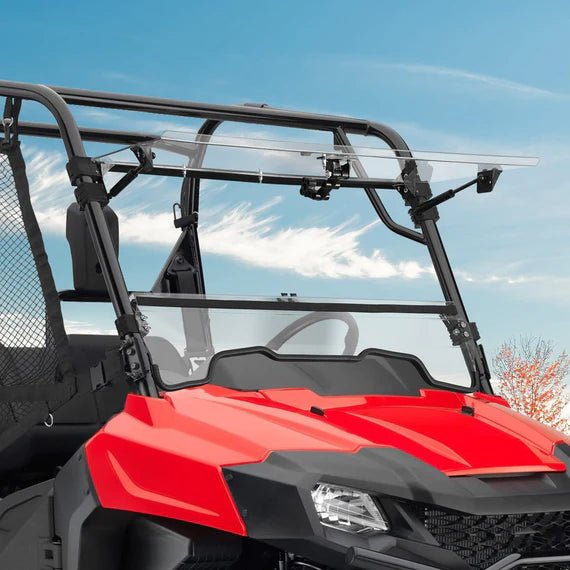 Honda Pioneer 700/70 - 4 Scratch - Resistant Flip Windshield - 3 Star UTV