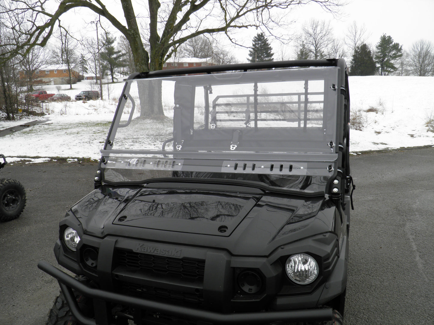 Kawasaki Pro FXT - 2 Pc Scratch - Resistant Windshield - 3 Star UTV