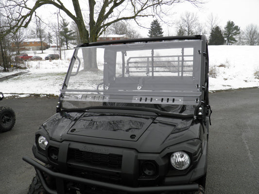Kawasaki Pro FXT - 2 Pc Scratch - Resistant Windshield - 3 Star UTV