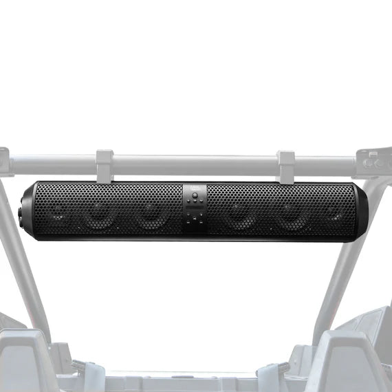 Kemimoto - 6 Speaker Bluetooth Sound Bar for UTVs with 1.56" to 2.25" Roll Bars - 3 Star UTV