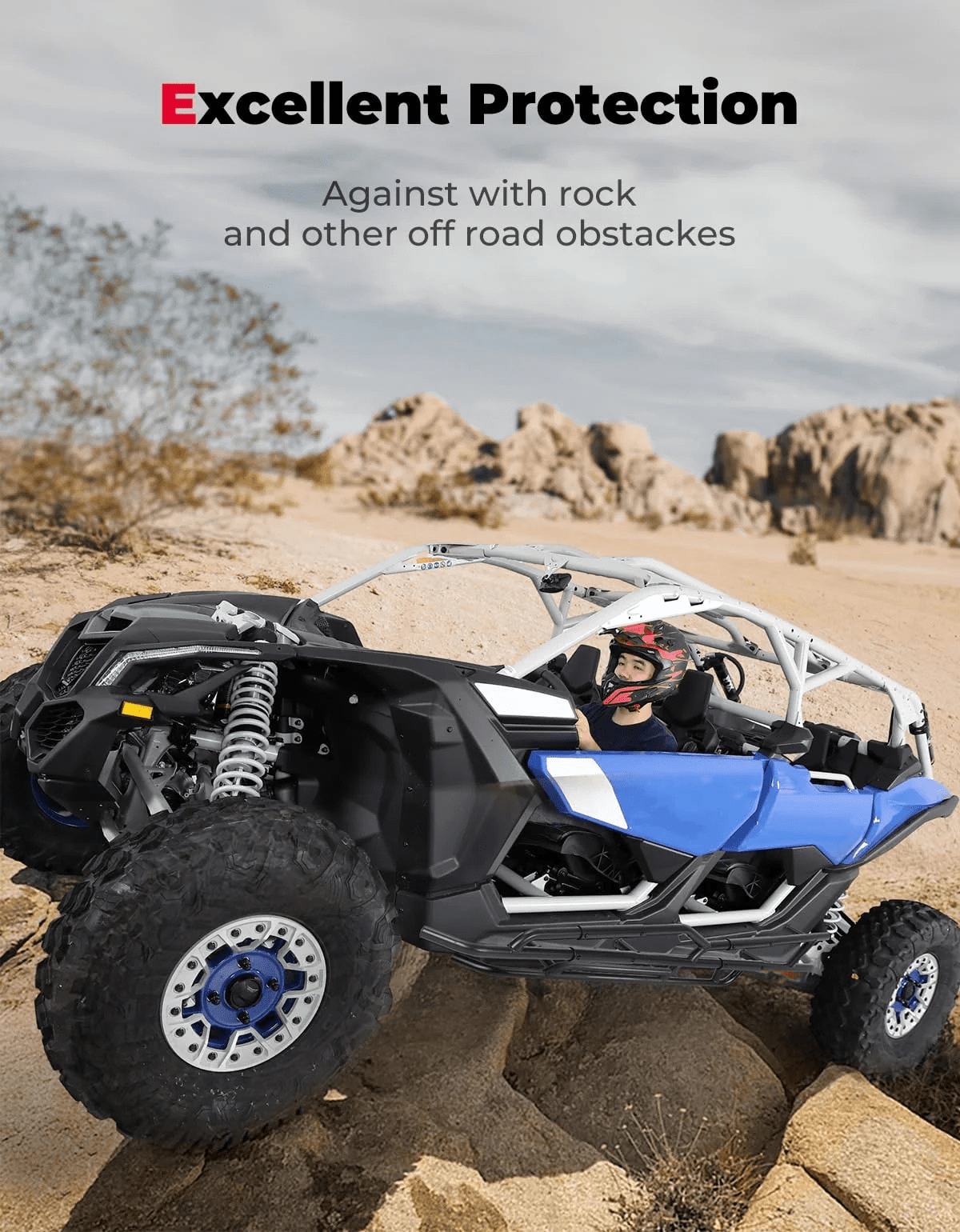 Nerf Bars, Rock Sliders for Can - Am Maverick X3 MAX - 3 Star UTV