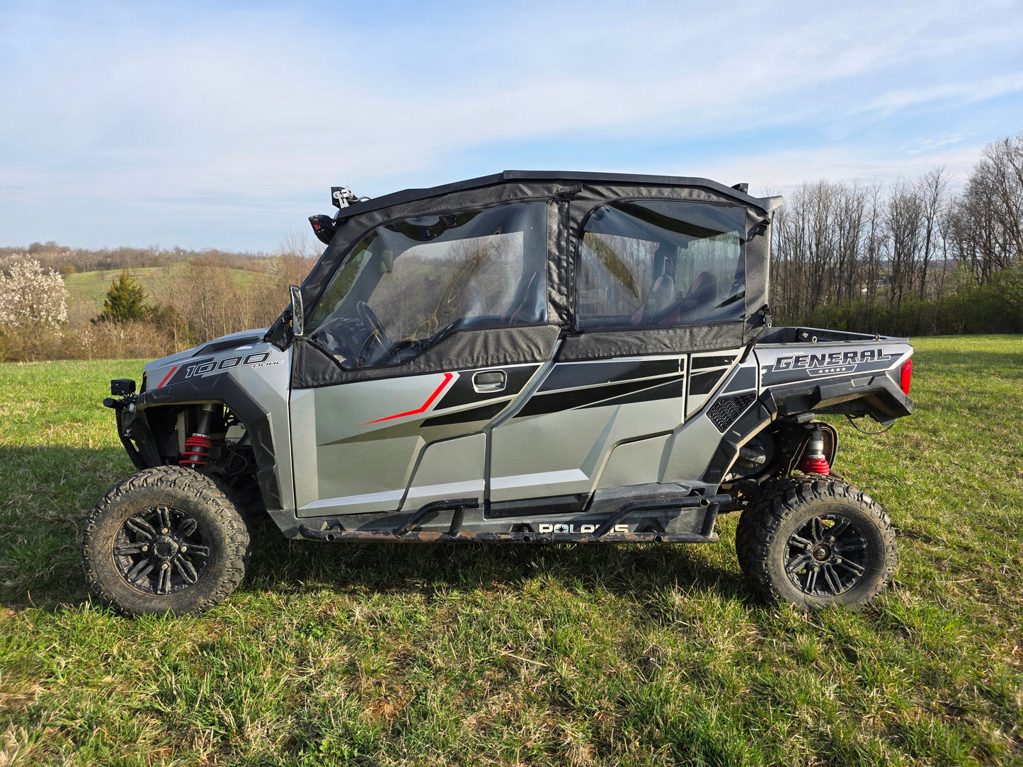 Polaris General Crew - Full Cab Enclosure for Hard Windshield - 3 Star UTV