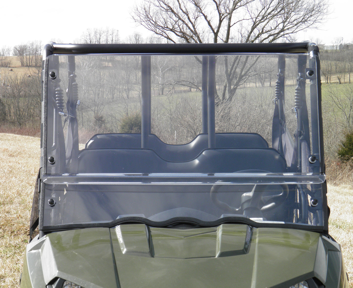 Polaris Mid - Size Ranger 2 - Passenger (2009 - 2014) - 2 Pc Windshield - 3 Star UTV