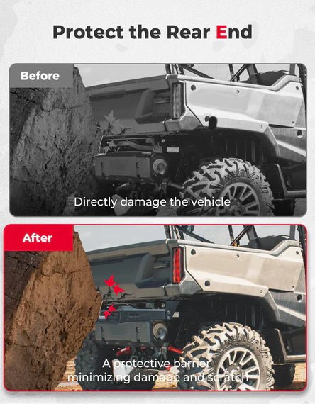 Rear Bumper for Pioneer 1000 1000 - 6 2016 - 2025 - 3 Star UTV