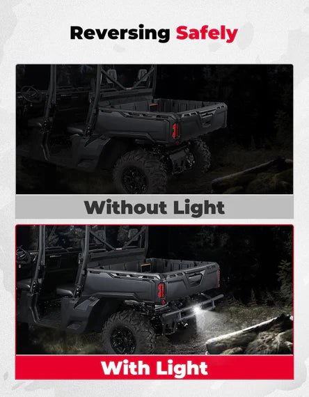 Rear Bumper With Light For Can Am Defender HD5|7|8|9|10 - 3 Star UTV