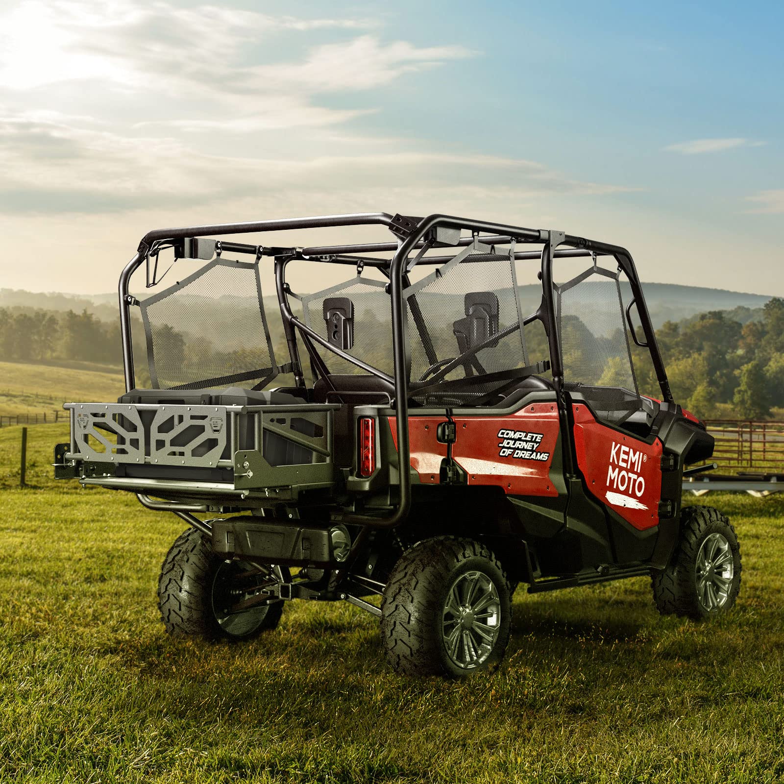 Rear Cargo Bed Extender for Pioneer 1000 - 5 700 - 4 2016 - 2024 - 3 Star UTV