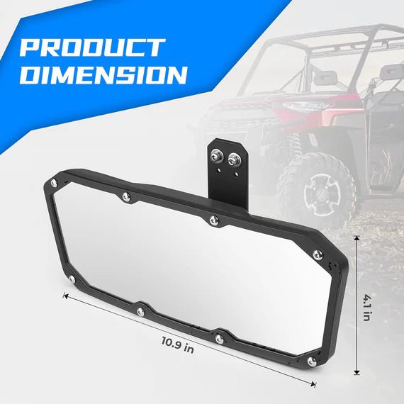 Rear View Mirror for Polaris Ranger 500/570/900 XP S/1000 XP - 3 Star UTV