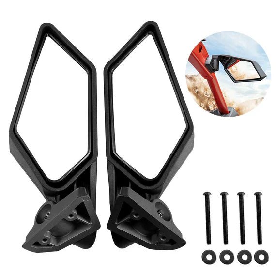Side Mirrors for Can - Am Maverick X3 / X3 MAX 2017 - 2025 (One Pair) - 3 Star UTV