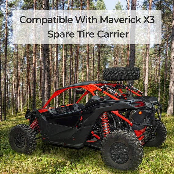Spare Tire Mount for Can Am Maverick X3 / X3 Max - 3 Star UTV