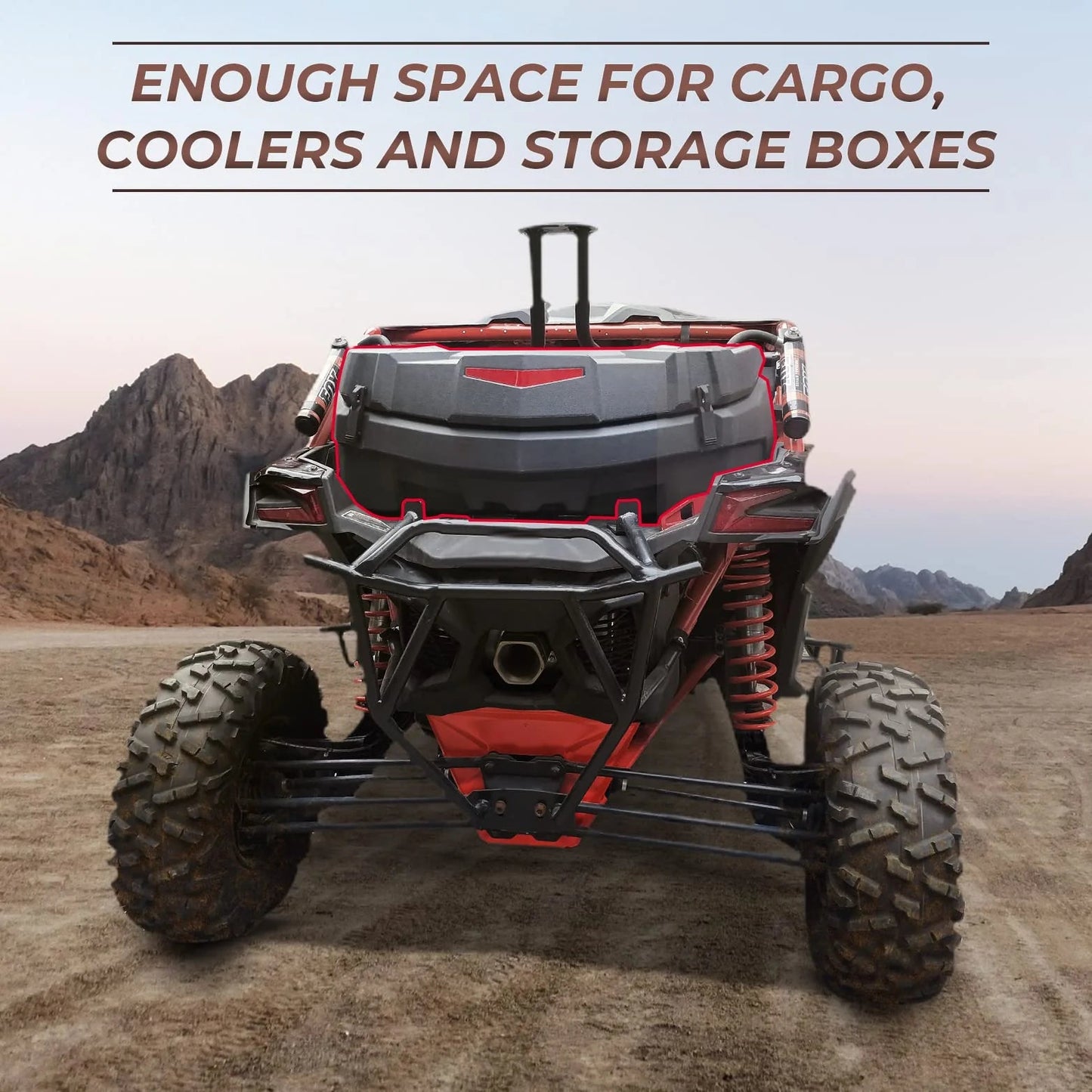 Spare Tire Mount for Can Am Maverick X3 / X3 Max - 3 Star UTV