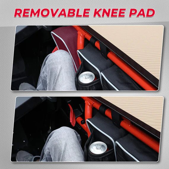 Storage Door Bags with Removable Knee Pad for Can Am Maverick X3 - 3 Star UTV
