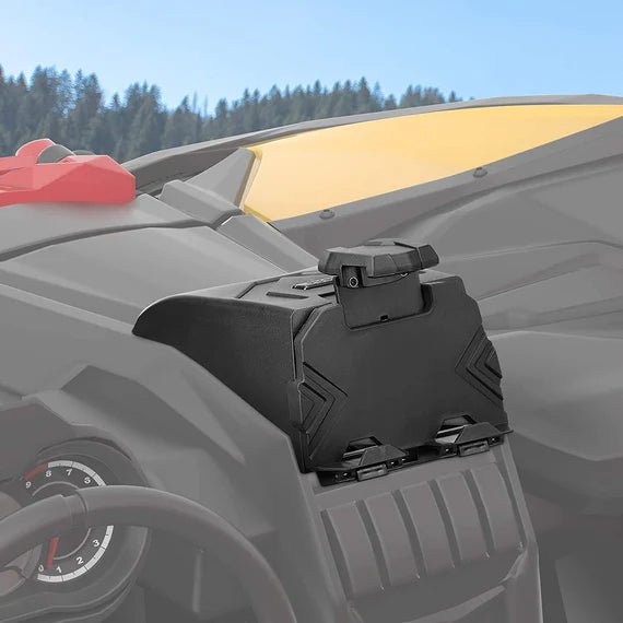 Tablet Holder With Storage Box for Can Am Maverick X3/Max - 3 Star UTV