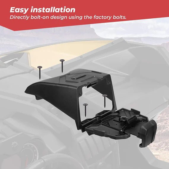 Tablet Holder With Storage Box for Can Am Maverick X3/Max - 3 Star UTV