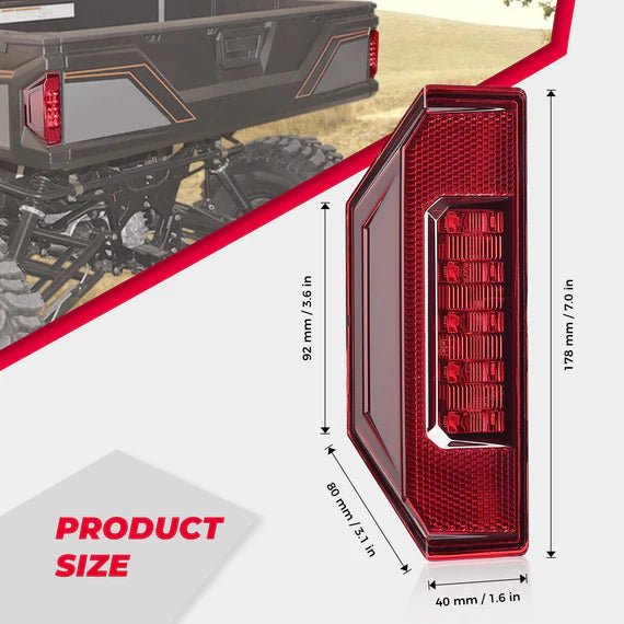 Tail Light for Polaris Ranger / General (1 PCS) - 3 Star UTV