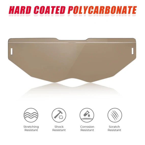 Tinted Half Windshield For Can - Am Maverick X3 - 3 Star UTV
