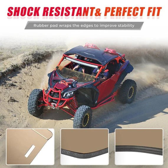 Tinted Half Windshield For Can - Am Maverick X3 - 3 Star UTV