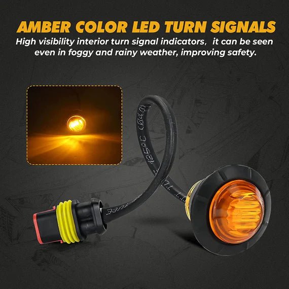 Universial UTV Turn Signal Kit & 105D Horn for Polaris, Can - Am, Pioneer - 3 Star UTV