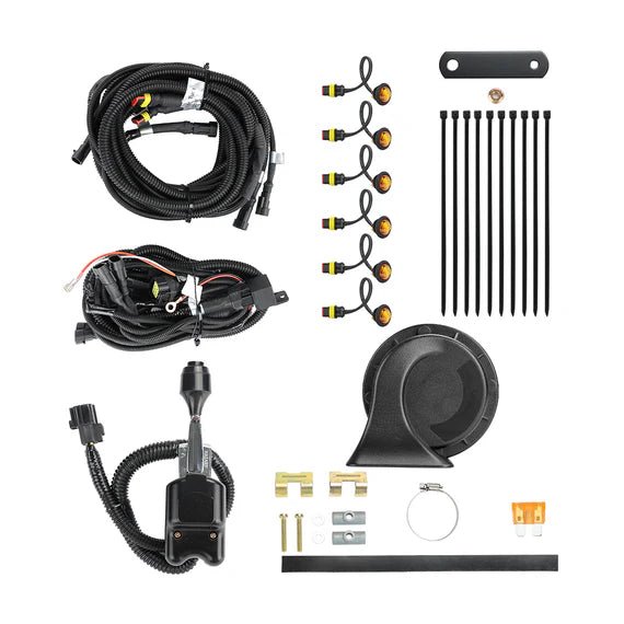 Universial UTV Turn Signal Kit & 105D Horn for Polaris, Can - Am, Pioneer - 3 Star UTV