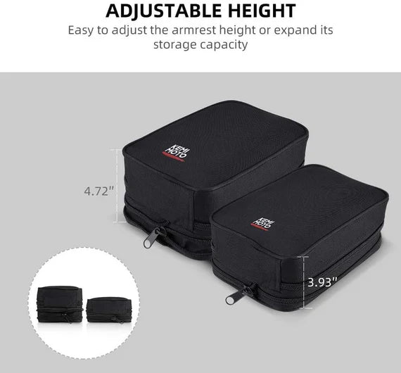 UTV Armrest Safe 1680D High - Density Storage Bag for Polaris RZR 900/1000/XP Turbo - 3 Star UTV