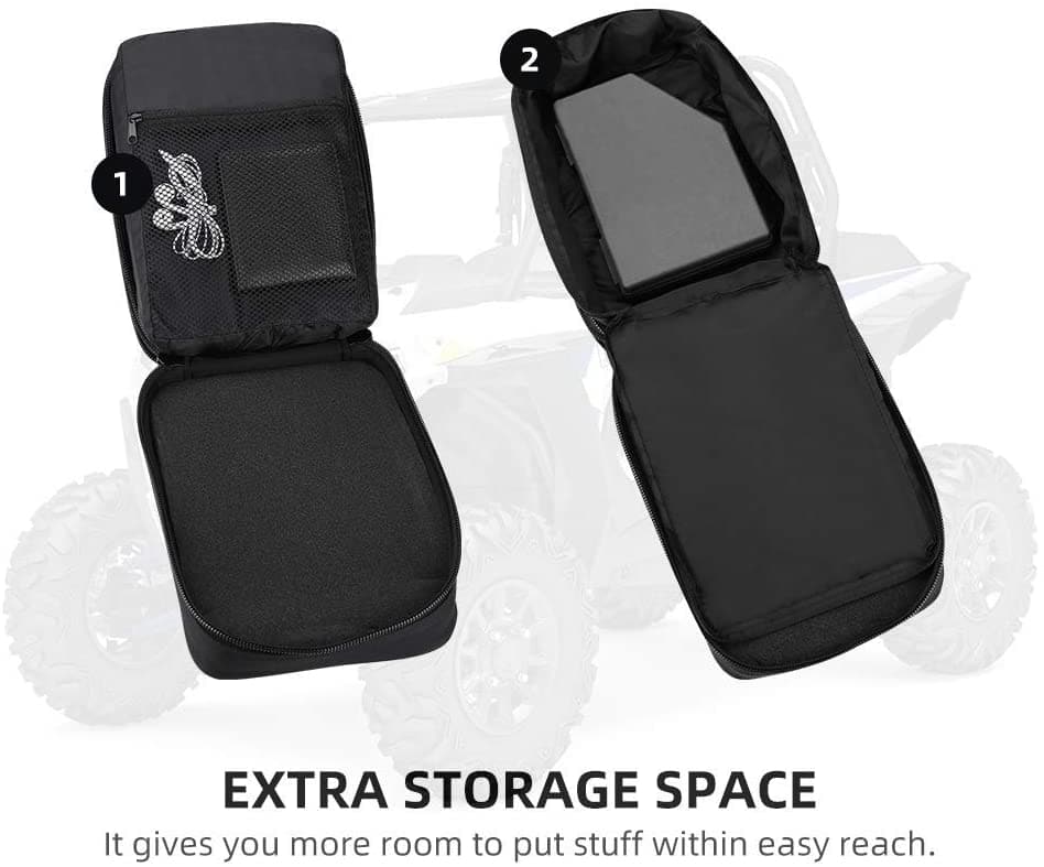 UTV Armrest Safe 1680D High - Density Storage Bag for Polaris RZR 900/1000/XP Turbo - 3 Star UTV