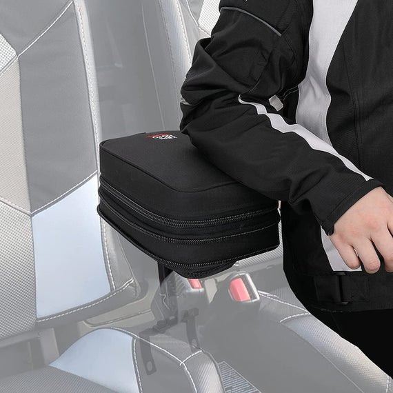 UTV Armrest Safe 1680D High - Density Storage Bag for Polaris RZR 900/1000/XP Turbo - 3 Star UTV