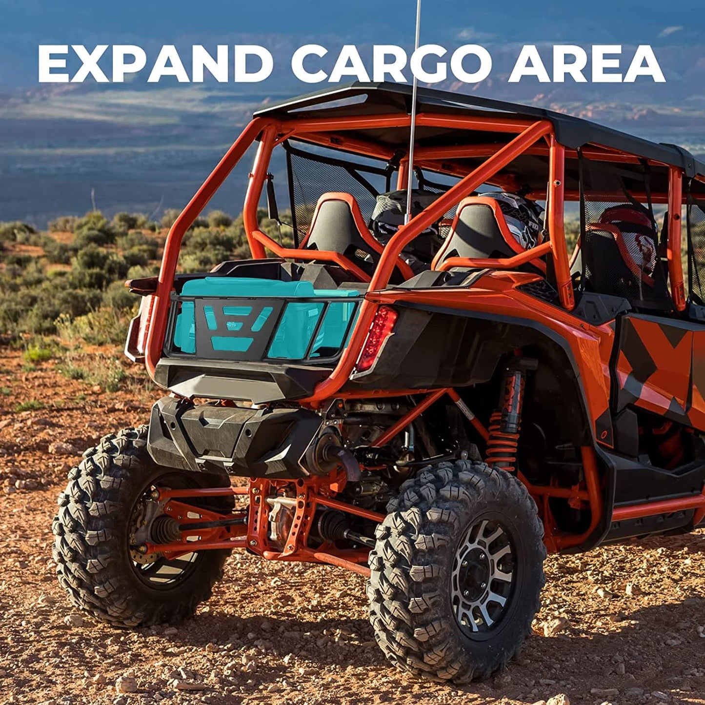 UTV Bed Enclosure Cargo Tailgate Extender for Talon 1000X 1000R 1000X - 4 2019 - 2024 - 3 Star UTV