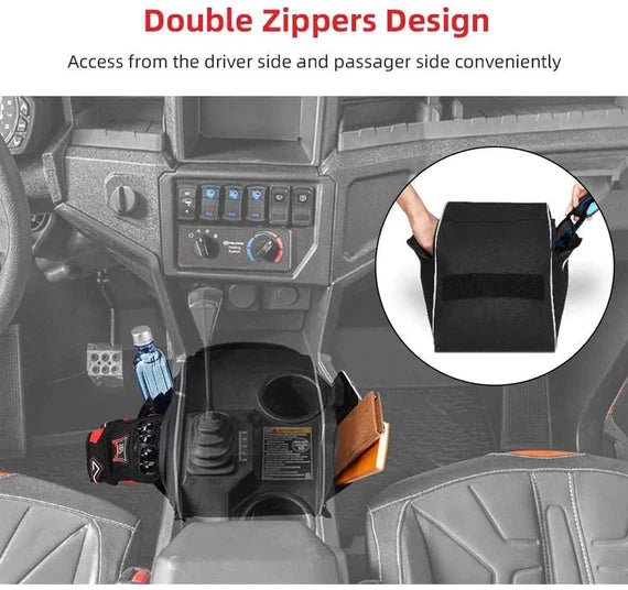 UTV Center Seats Storage Bag for Polaris General 2016 - 2024 - 3 Star UTV