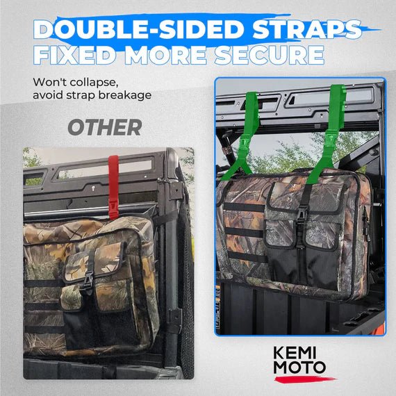UTV Double Gun Holder Tool Rack for Hunting Gear - 3 Star UTV