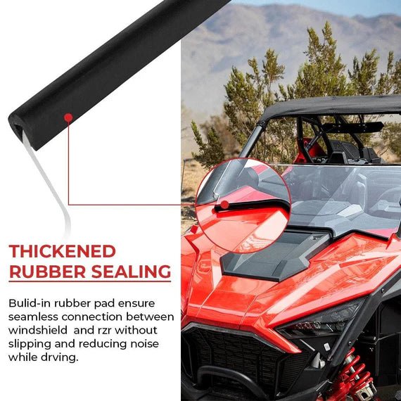 UTV Half Windshield for Polaris RZR PRO XP / XP 4 - 3 Star UTV