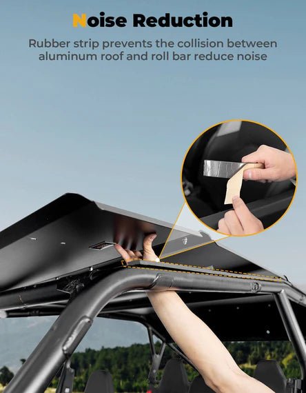 UTV Roof Aluminum Top for Polaris RZR XP 4 1000 2024 - 2025 - 3 Star UTV