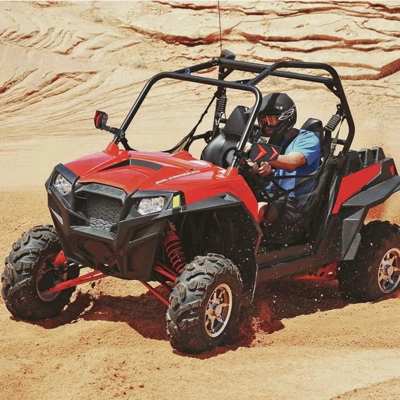 UTV Side View Mirrors for 1.75 - 2" Roll Bar Fit Polaris Ranger - 3 Star UTV